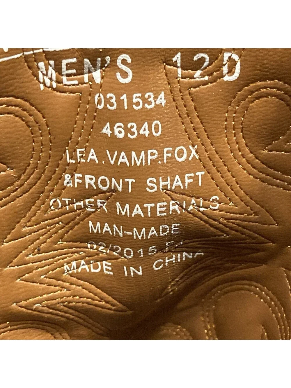 NEW Men’s Size 12 D Laredo Brown Leather Cowboy Western Work Boots Round Toe